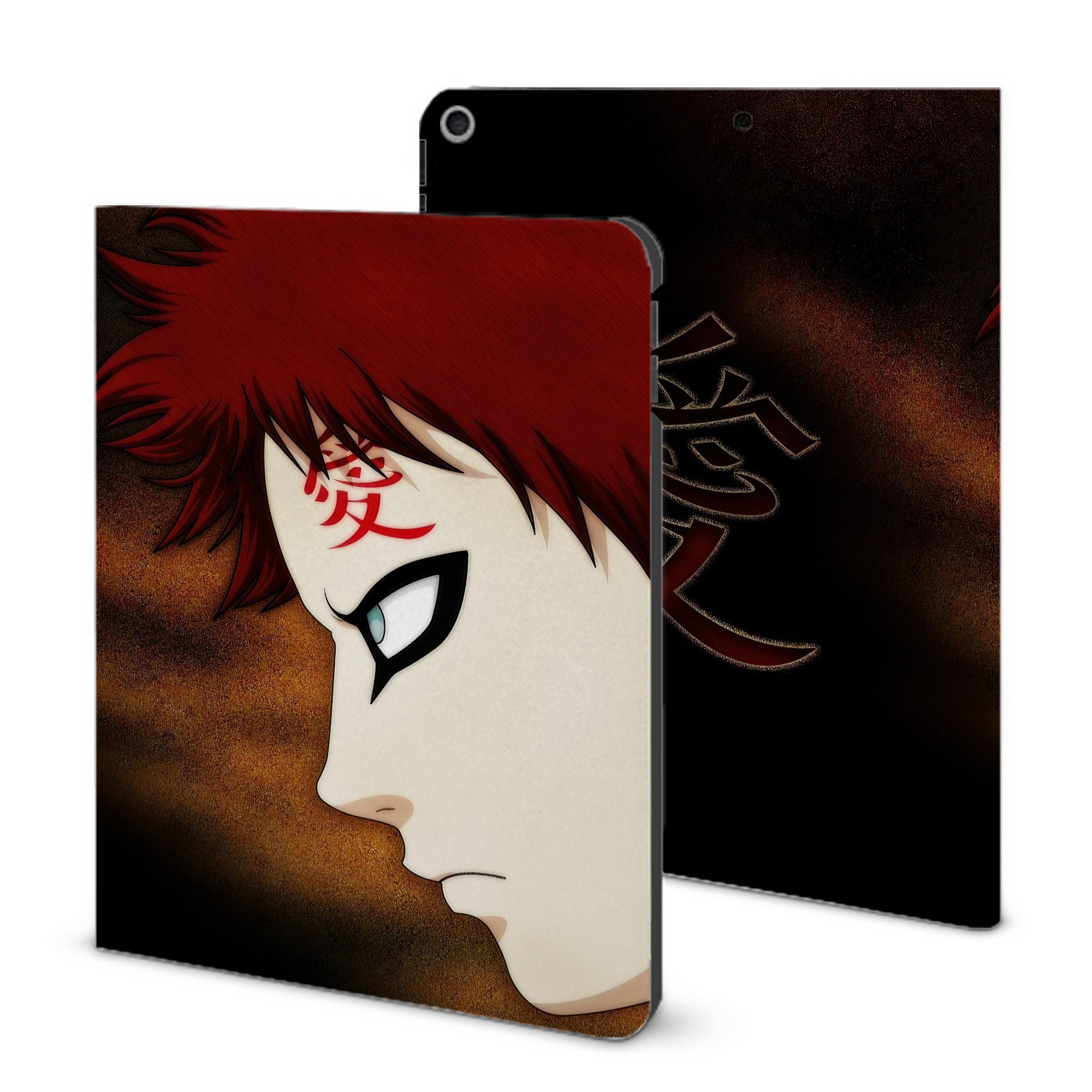 （画像用） NARUTO -ナルト- NARUTO -ナルト- 疾風伝 IPad ケース ブック型 PUレザー TPU 耐衝撃 軽量 薄型 ペン収納なし 全面保護 IPad 各モデル対応